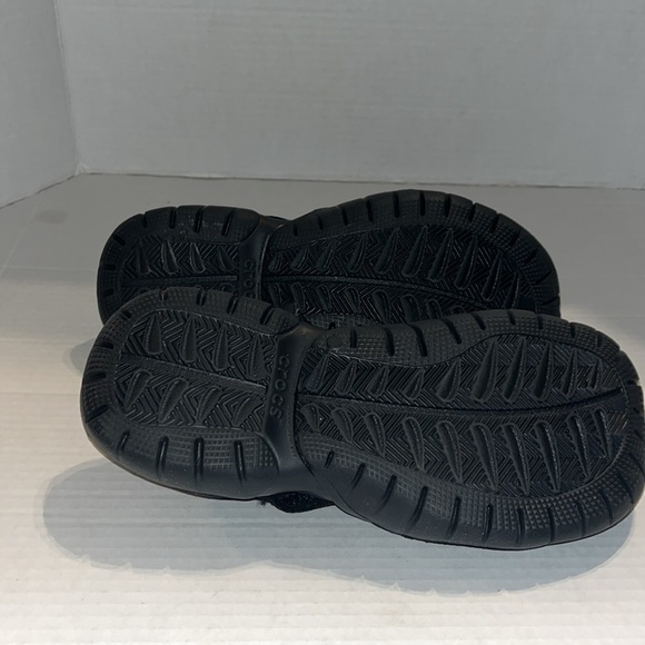 Crocs-8-black-swift water, mesh, fishing, comfort, hook & loop, fabric sandals. main image 7
